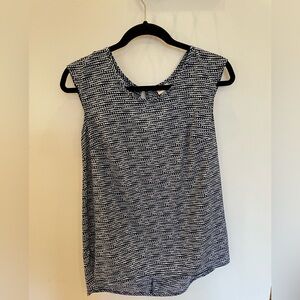 Merona. - Blue and White Blouse